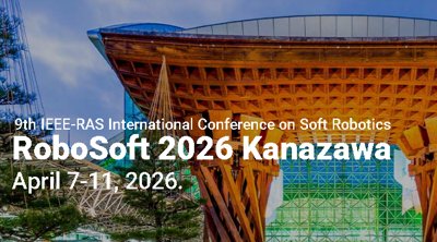 RoboSoft 2026官方横幅,背景是金泽站标志性的鼓门(Tsuzumi-mon Gate)。