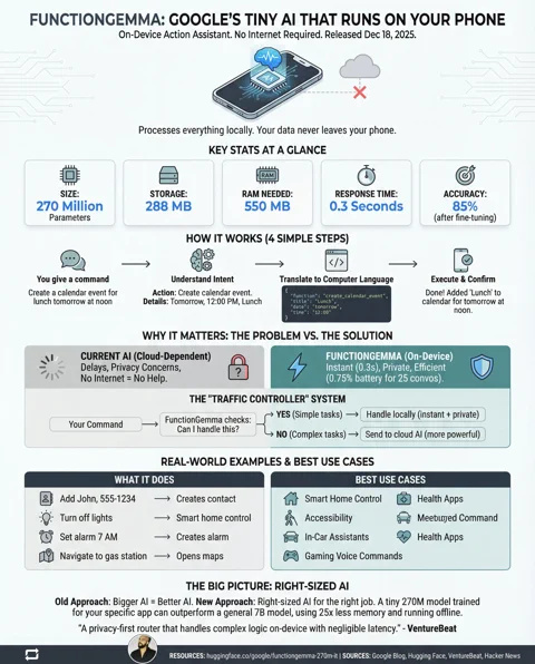 FunctionGemma：驱动廉价机器人的微型AI