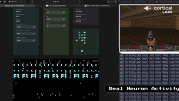 生物计算新突破：Cortical Labs 将精通《毁灭战士》的脑细胞接入 LLM