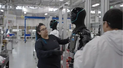 特斯拉 Optimus 装配线引发欧洲热议