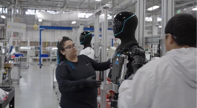 特斯拉 Optimus 装配线引发欧洲热议