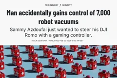 DJI漏洞惊魂：一名研究员意外接管全球7000台机器人