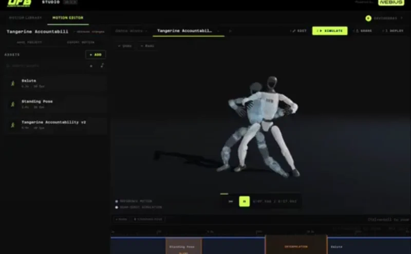 Ultimate Bots Studio 让您在浏览器中为人形机器人制作动画