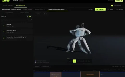 Ultimate Bots Studio 让您在浏览器中为人形机器人制作动画