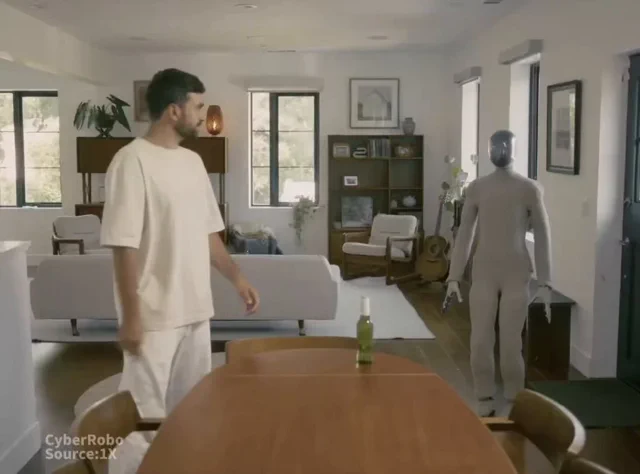 NEO人形机器人借助RedWood AI让家居自动化栩栩如生