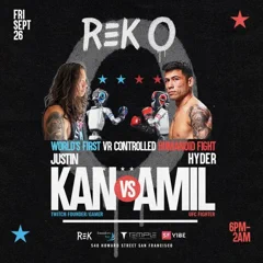 Twitch创始人对阵UFC格斗手：虚拟现实机器人对决