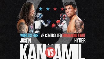 Twitch创始人对阵UFC格斗手：虚拟现实机器人对决