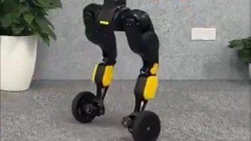 AGIBOT发布受哪吒启发的X2-N人形机器人，可变身轮式移动