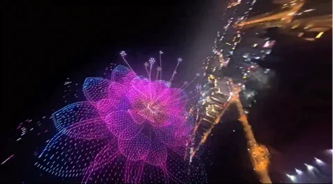 中国16000架无人机编队创世界纪录