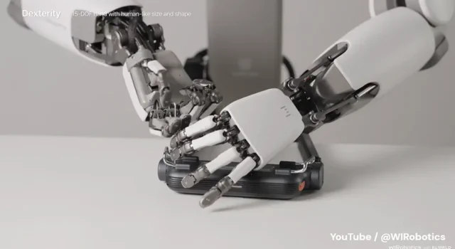 ALLEX robot kéz: 15 DOF és finom érintés