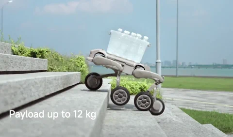 Genisom L1: 15kg 轮式四足机器人，拥有 100 TOPS 大脑