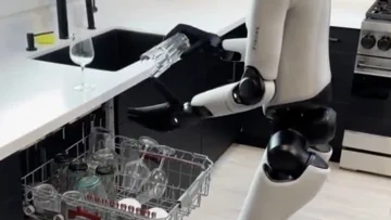 Figure 人形机器人稳拿高脚杯：精细动作惊艳全场，洗碗工要失业了？ 🍷