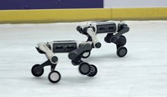 DEEP Robotics 绝影 Lynx M20 冲击“冬奥金牌”：轮足机器人闪耀冰雪赛场