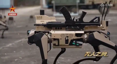 巷战利器：中国“机器狼群”惊艳亮相，步枪导弹全武装 🤖🐺