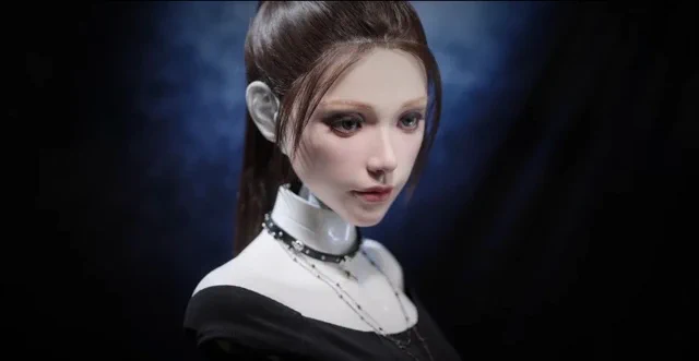 AheadForm Origin F1 机器人拥有令人不安的逼真眼神