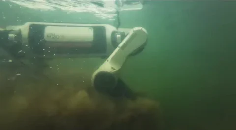 DEEP Robotics Lynx M20S 穿行池塘如履平地