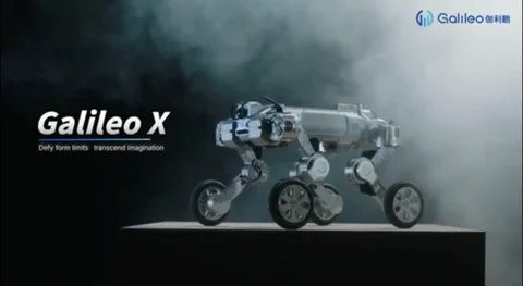 Galileo X 机器人具备轮足、360°关节和 200kg 载重能力
