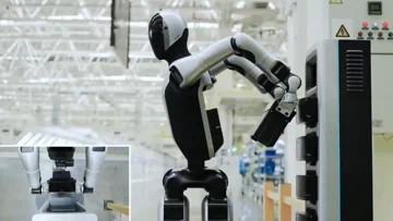 优必选的Walker 2机器人可自主更换电池