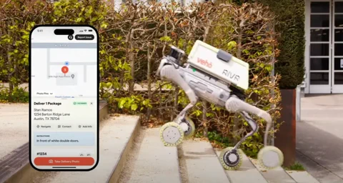 轮足机器人应对最后一公里配送挑战